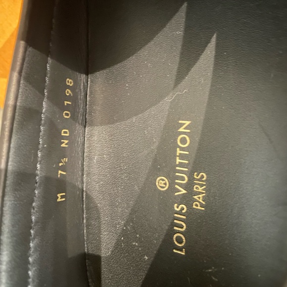 Louis Vuitton Damier Graphite canvas Hockenheim Moccasin 7.5 LV/8.5 US - Picture 4 of 9